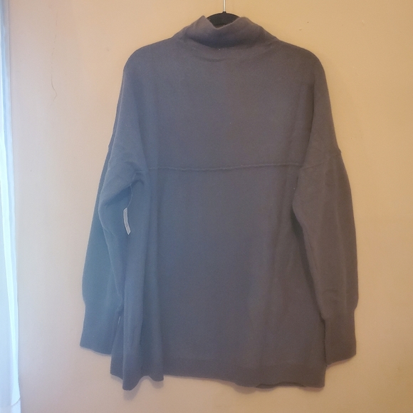 Free People Ottoman Cashmere Tunic- purple coal - Picture 7 of 16